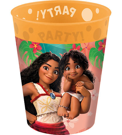 Decorata Party Plastikkopper - 4-pak - 250ml - Moana II