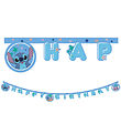 Decorata Party Happy Birthday Banner - Stitch & Angel Decorata Party Happy Birthday Banner - Stitch & Angel