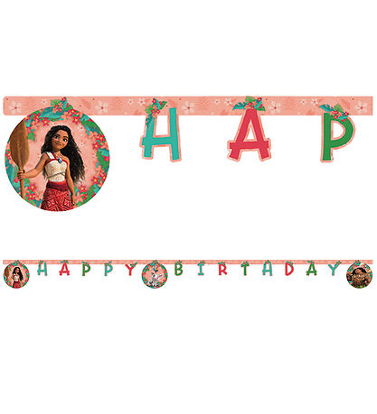 Decorata Party Happy Birthday Banner - Moana II