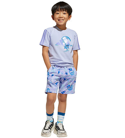 adidas Performance Sweatsæt - Stitch - LK DY LS T - VIOTON/LPURP adidas Performance Sweatsæt - Stitch - LK DY LS T - VIOTON/LPURP