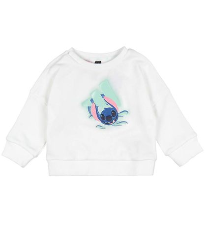 adidas Performance Sweatsæt - Stitch - I DY LS JOG - WHITE/SEFLA