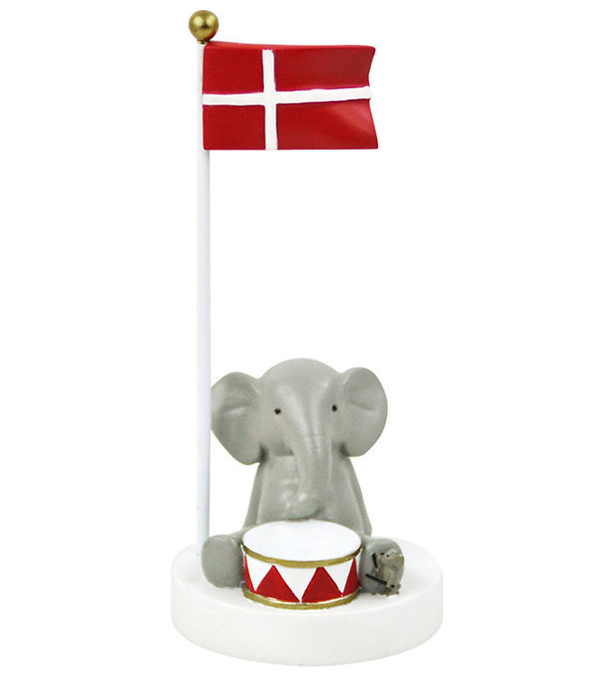 Kids by Friis - Bordflag, elefant med tromme