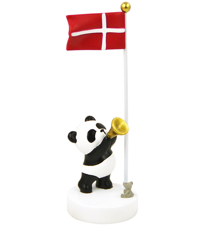 Kids by Friis - Bordflag, panda med trompet