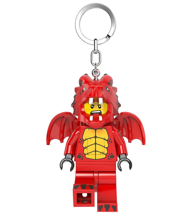 LEGO Dragefyr - Nøglering m. Lommelygte