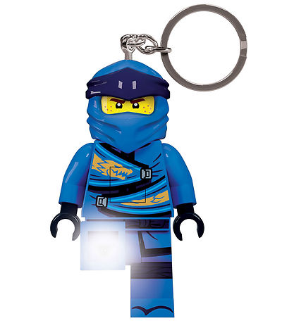 LEGO® Ninjago Nøglering m. Lommelygte - Jay