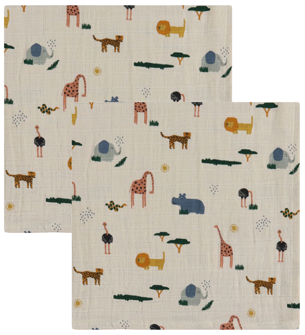 Liewood Spucktücher - Musselin - 2er-Pack - 65x65 cm - Lewis - S - Liewood - One Size - Spucktücher
