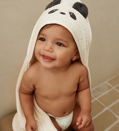 Liewood Babyhåndklæde - 70x70 cm - Albert - Panda Creme De  Liewood Babyhåndklæde - 70x70 cm - Albert - Panda Creme De