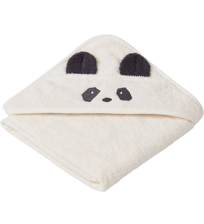 Liewood Babyhåndklæde – 70×70 cm – Albert – Panda Creme De