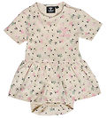 Hummel Bodysuit w. Skirt s/s - hmlTyra - Whitecap Gray