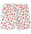 Name It Shorts - Rib - NmfVemma - Bright White/Strawberry Name It Shorts - Rib - NmfVemma - Bright White/Strawberry