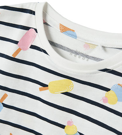 Name It T-shirt - NmfVigga - Bright White/Ice