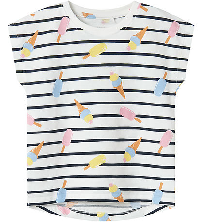 Name It T-shirt - NmfVigga - Bright White/Ice