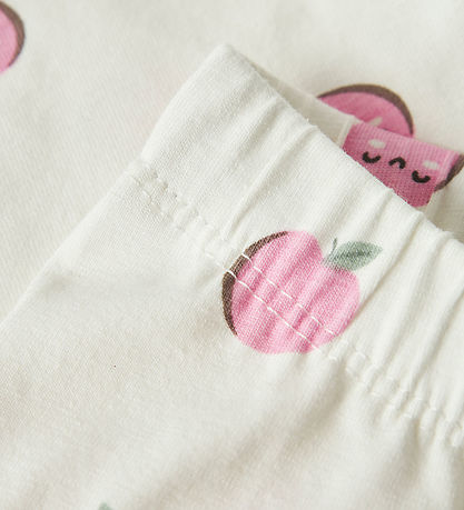 Name It Cykelshorts - NbfVandora - Cloud Dancer/Apples