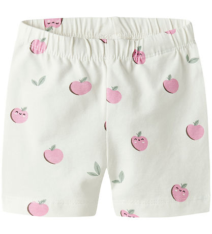 Name It Cykelshorts - NbfVandora - Cloud Dancer/Apples Name It Cykelshorts - NbfVandora - Cloud Dancer/Apples