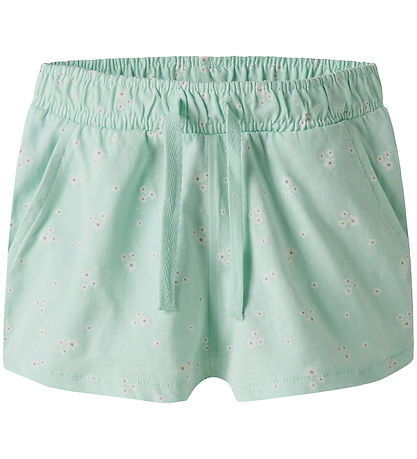 Name It Shorts - Noos - NmfVigga - Honeydew/Flower