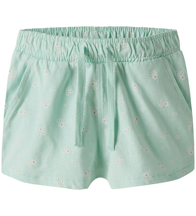 Name It Shorts - Noos - NmfVigga - Honeydew/Flower