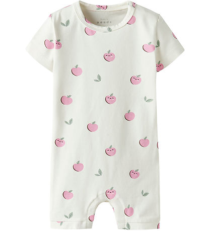 Name It Sommerdragt - NbfVandora - Cloud Dancer/Apples Name It Sommerdragt - NbfVandora - Cloud Dancer/Apples