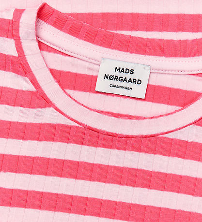 Mads Nørgaard Blouse - Rib - Talika - Knockout Pink/Blushing Bri