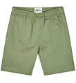 Mads Nørgaard Shorts - Light Terry Seano - Oil Green Mads Nørgaard Shorts - Light Terry Seano - Oil Green