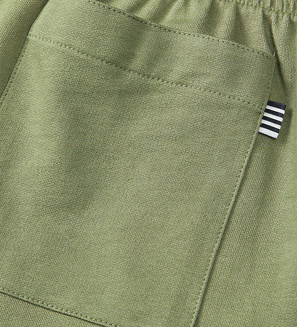 Mads Nørgaard Shorts - Light Terry Seano - Oil Green