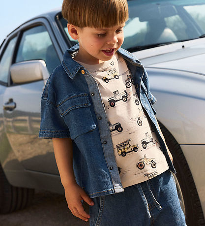 Name It T-shirt - NmmHelsa - Peyote m. Print