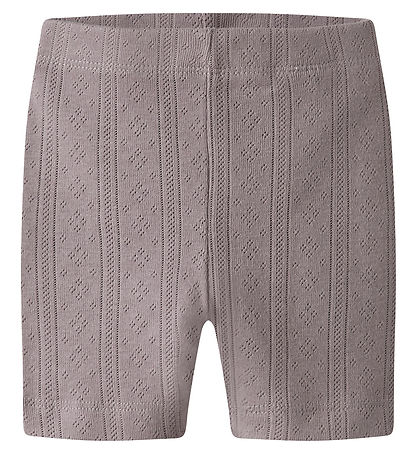 Name It Cykelshorts - NmfJsilke - Purple Dove m. Hulmønster Name It Cykelshorts - NmfJsilke - Purple Dove m. Hulmønster