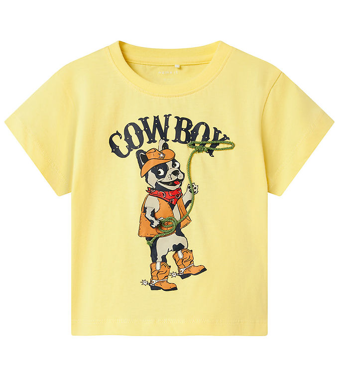 Name It T-shirt - NmmHuggi - Lemon Maräng