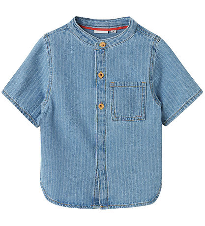 Name it T-shirt - NmmFido - Light Blue Denim/STRIPES Name it T-shirt - NmmFido - Light Blue Denim/STRIPES