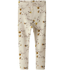 Name It Leggings -NmfHerosa - Peyote Melange m. Blomster Name It Leggings -NmfHerosa - Peyote Melange m. Blomster
