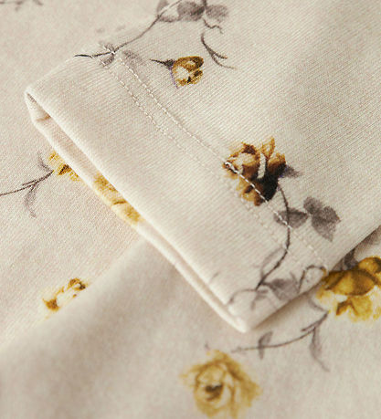 Name It Leggings -NmfHerosa - Peyote Melange m. Blomster