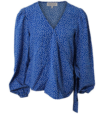 Hound Bluse - Wrap Top - Marine Hound Bluse - Wrap Top - Marine