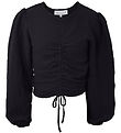 Hound Bluse - Crepe Top - Sort Hound Bluse - Crepe Top - Sort