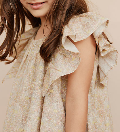 Sofie Schnoor Kjole - Blossomsk - Rosa/Gul