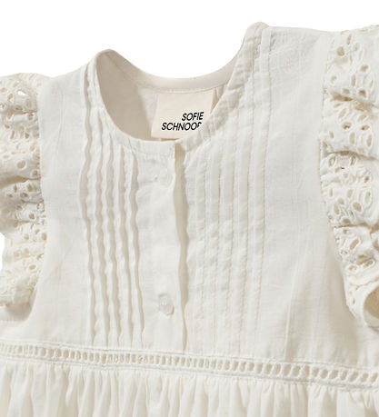 Sofie Schnoor Kjole - Jaylasb - Snow White m. Broderi Anglaise Sofie Schnoor Kjole - Jaylasb - Snow White m. Broderi Anglaise