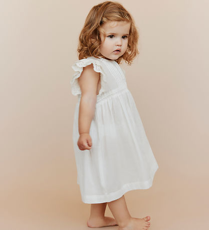 Sofie Schnoor Kjole - Jaylasb - Snow White m. Broderi Anglaise Sofie Schnoor Kjole - Jaylasb - Snow White m. Broderi Anglaise