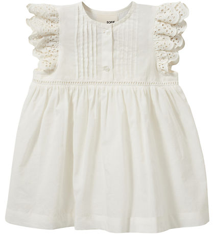 Sofie Schnoor Kjole - Jaylasb - Snow White m. Broderi Anglaise Sofie Schnoor Kjole - Jaylasb - Snow White m. Broderi Anglaise