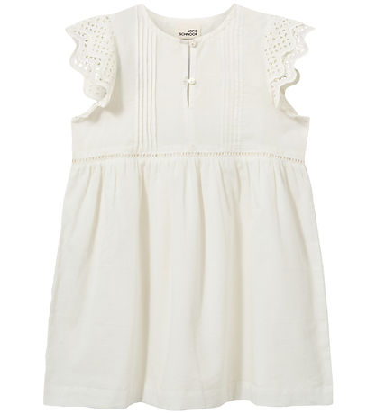 Sofie Schnoor Kjole - Ivalask - Snow White m. Broderi Anglaise Sofie Schnoor Kjole - Ivalask - Snow White m. Broderi Anglaise