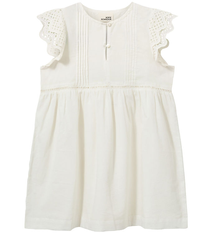 Sofie Schnoor Kjole - Ivalask - Snow White m. Broderi Anglaise