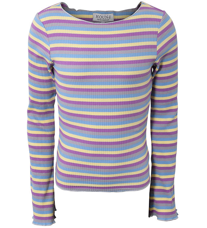 Hound Bluse - Rib - Light Yellow Stripe