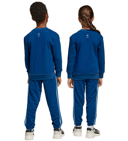 adidas Performance Sweatsæt - Stitch - LK DY LS JOG - DMARIN/SEF