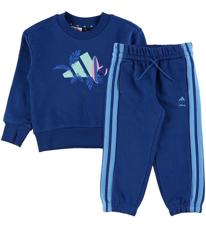 adidas Performance Sweatsæt - Stitch - LK DY LS JOG - DMARIN/SEF