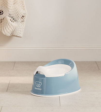 BabyBjörn Potte - Gråblå/Hvid