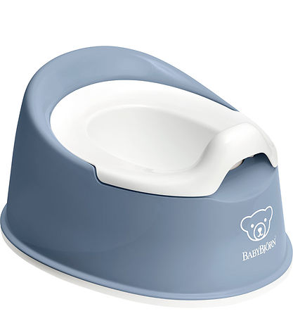 BabyBjörn Potte - Gråblå/Hvid