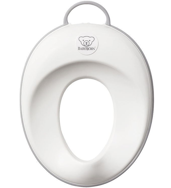 BABYBJORN mokomasis dangtis klozetui Baltas/pilkas 058025