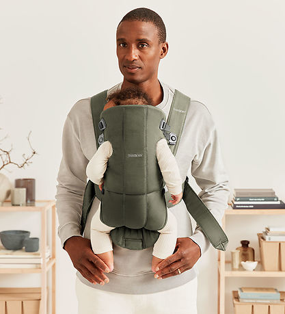 BabyBjörn Bæresele - Mini - Vævet - Mørkegrøn