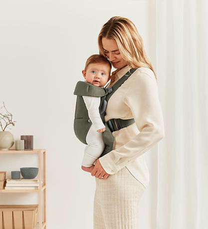 BabyBjörn Bæresele - Mini - Vævet - Mørkegrøn