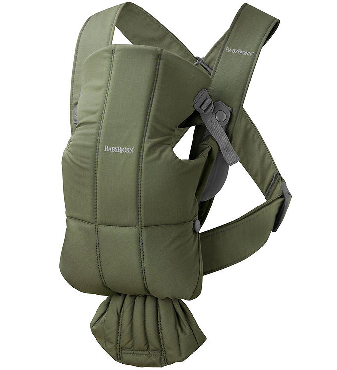 BabyBjörn Bæresele - Mini - Vævet - Mørkegrøn