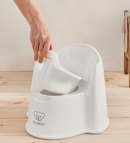 BabyBjörn Pottestol - Hvid/Grå