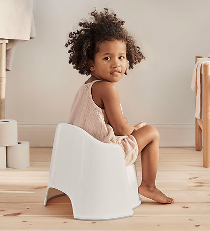 BabyBjörn Pottestol - Hvid/Grå