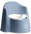 BabyBjörn Pottestol - Gråblå/Hvid